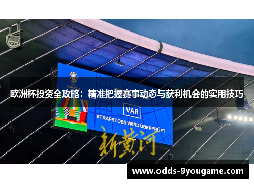 欧洲杯投资全攻略：精准把握赛事动态与获利机会的实用技巧