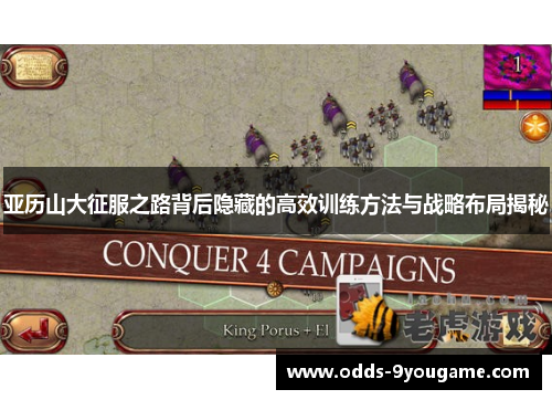 亚历山大征服之路背后隐藏的高效训练方法与战略布局揭秘