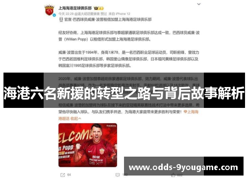 海港六名新援的转型之路与背后故事解析